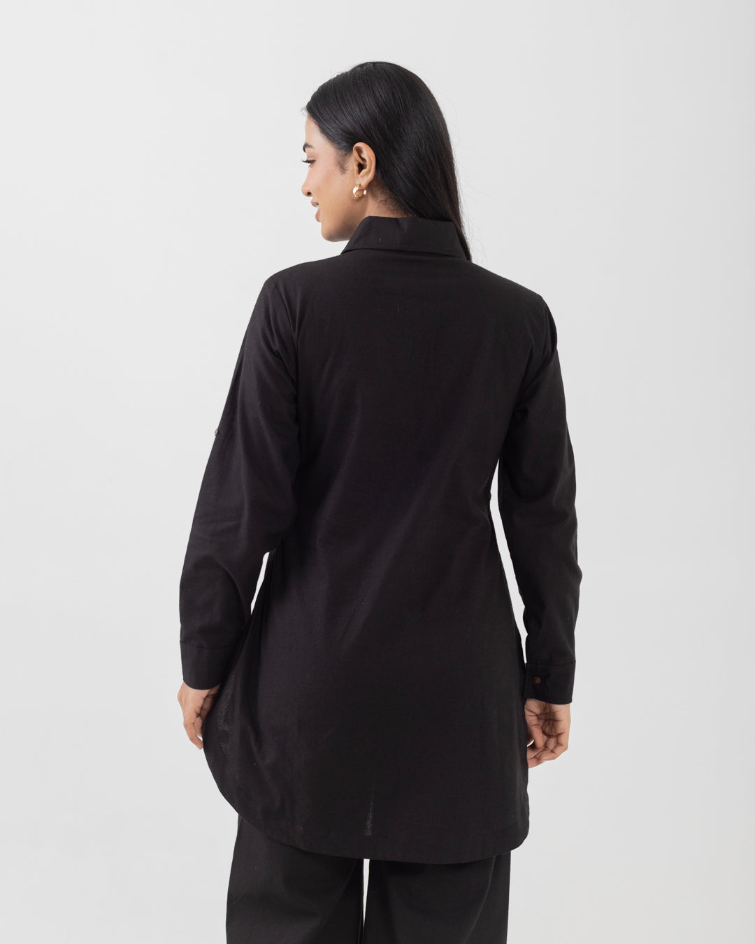 Harmony Black Long Shirt