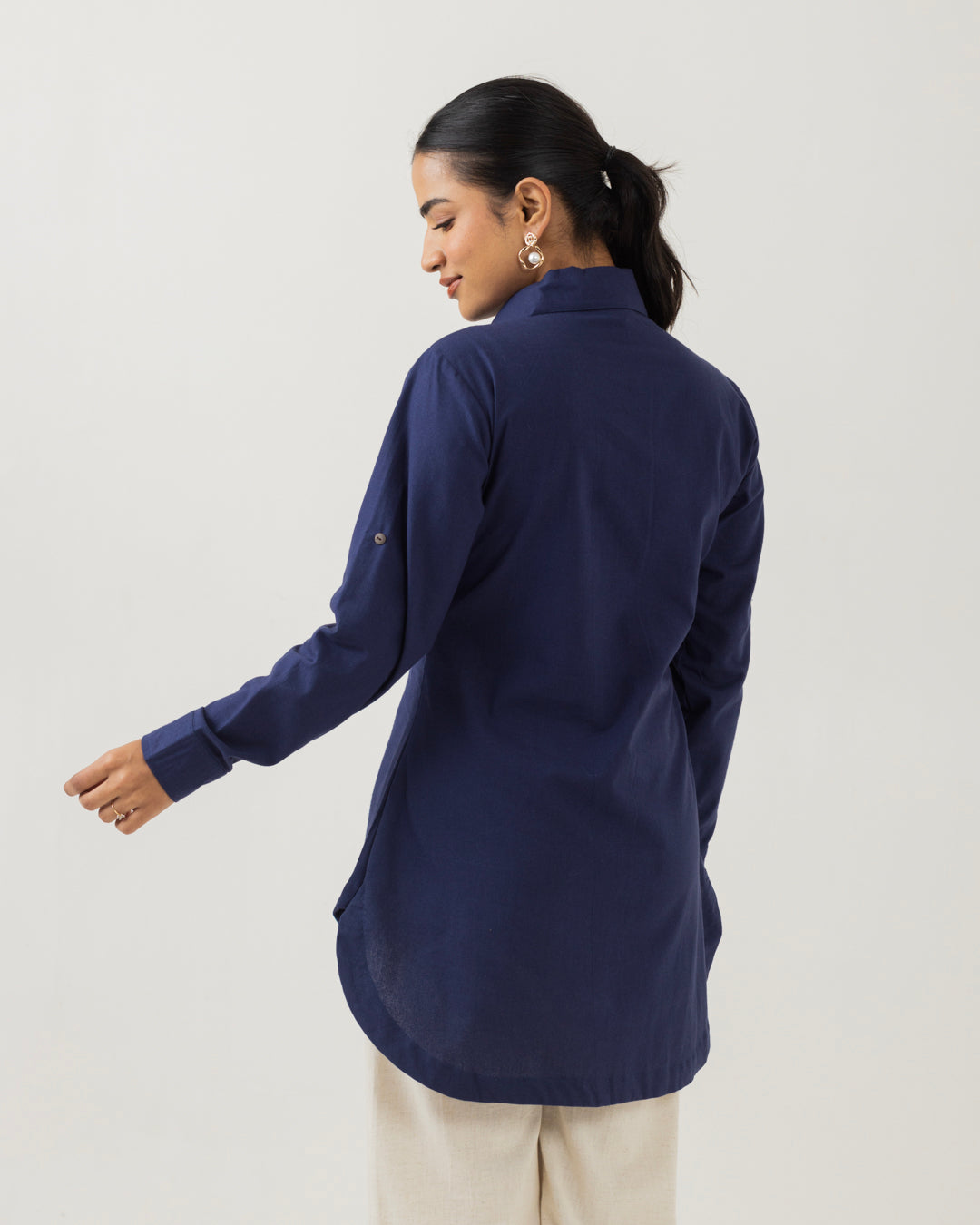Harmony Mid Night Blue Long Shirt