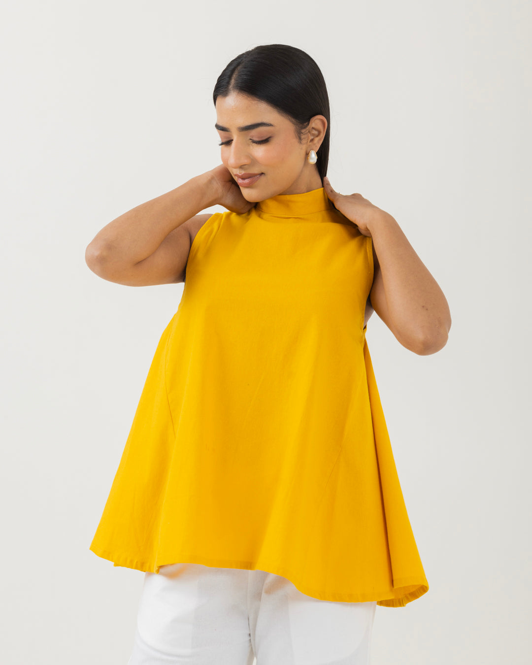 The Flow Yellow Halter Top