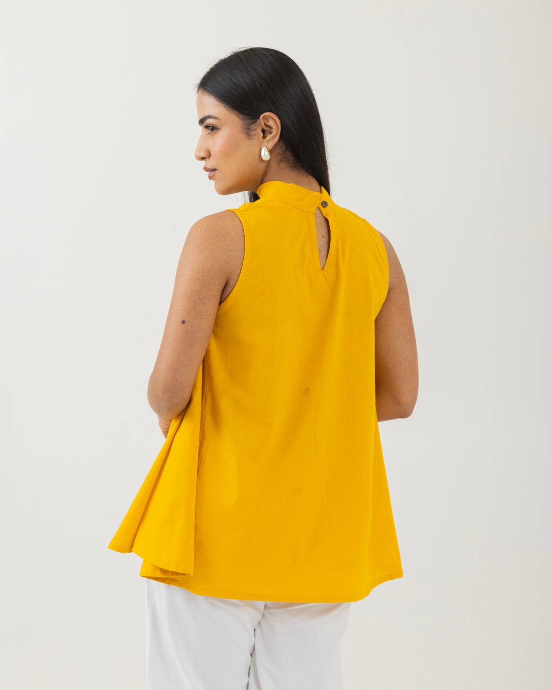 The Flow Yellow Halter Top