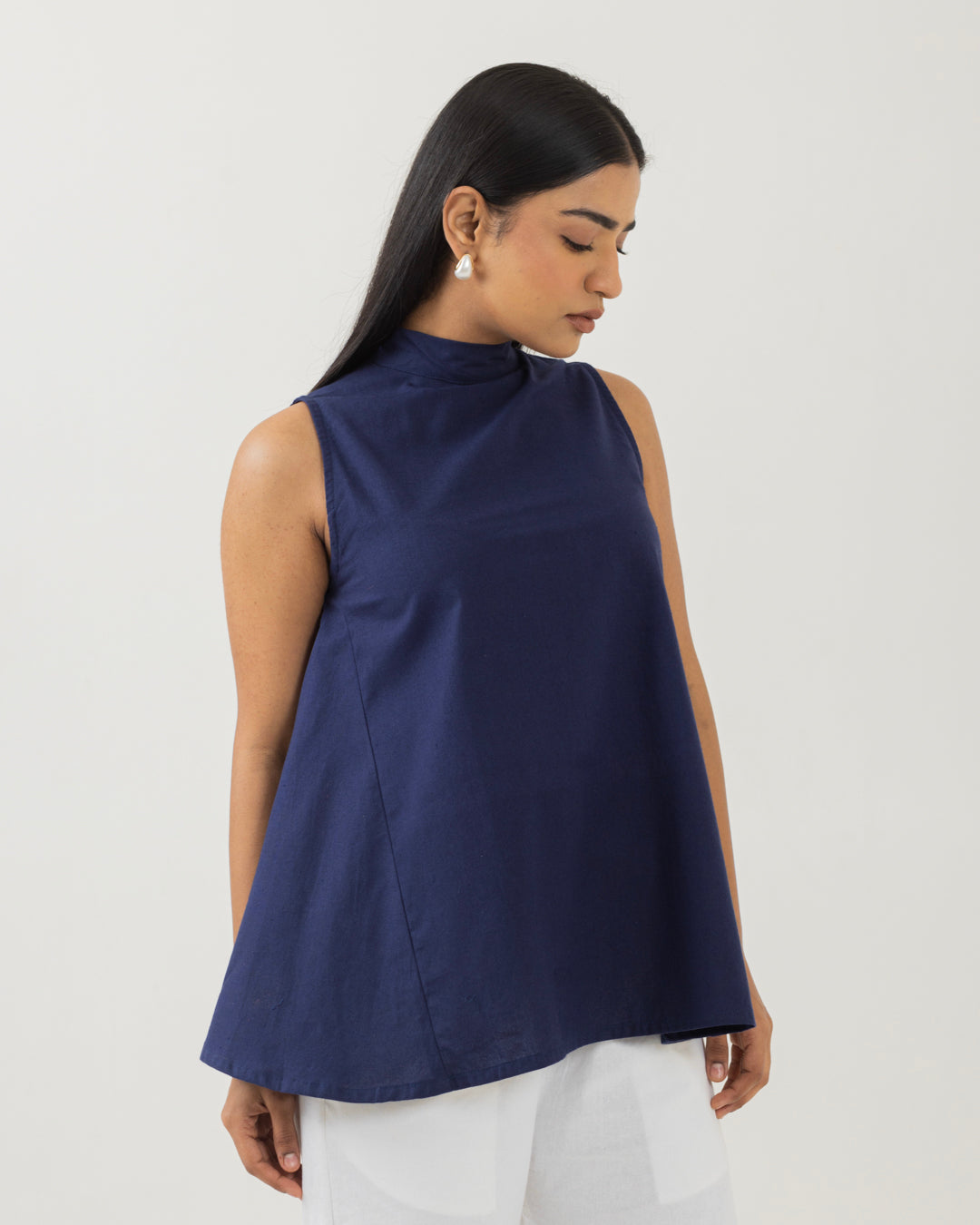 The Flow Mid Night Blue Halter Top