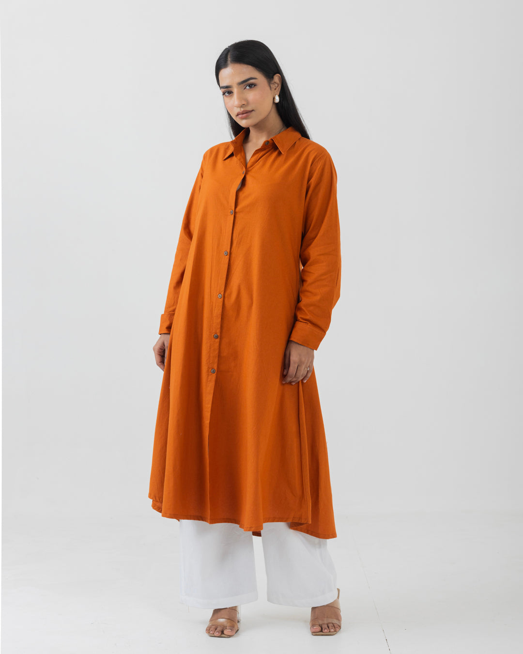 Dawn Rust Front Open Shirt