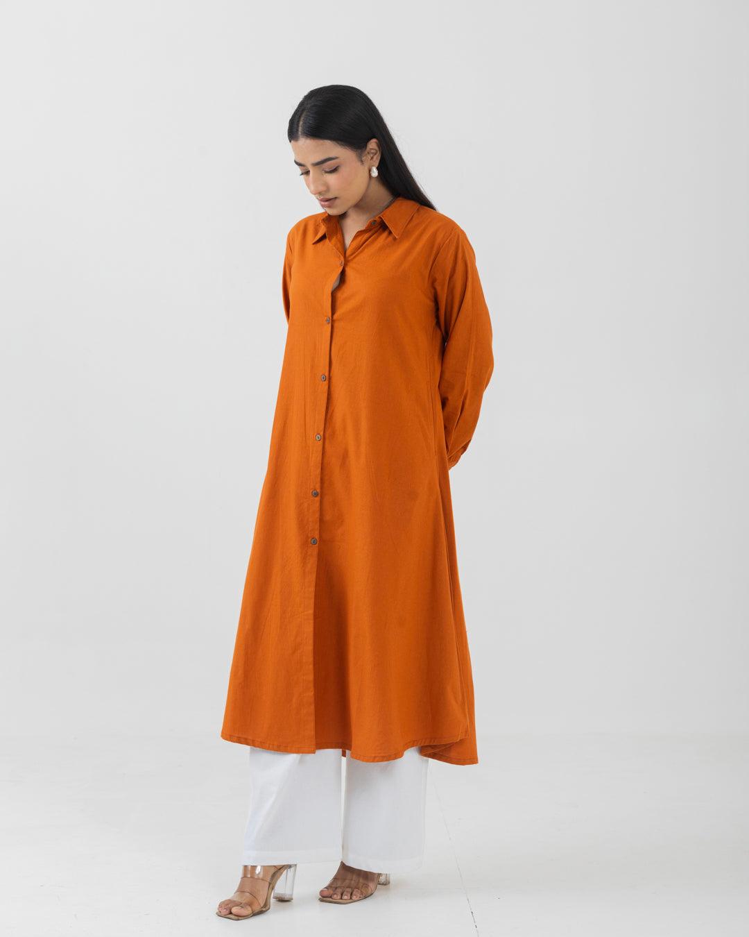 Dawn Rust Front Open Shirt