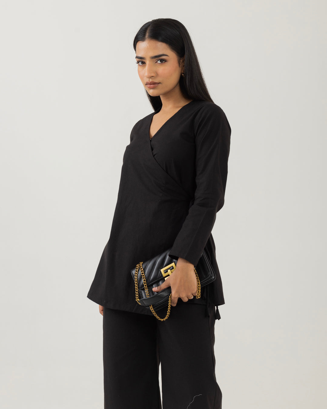 Solace Black Tunic