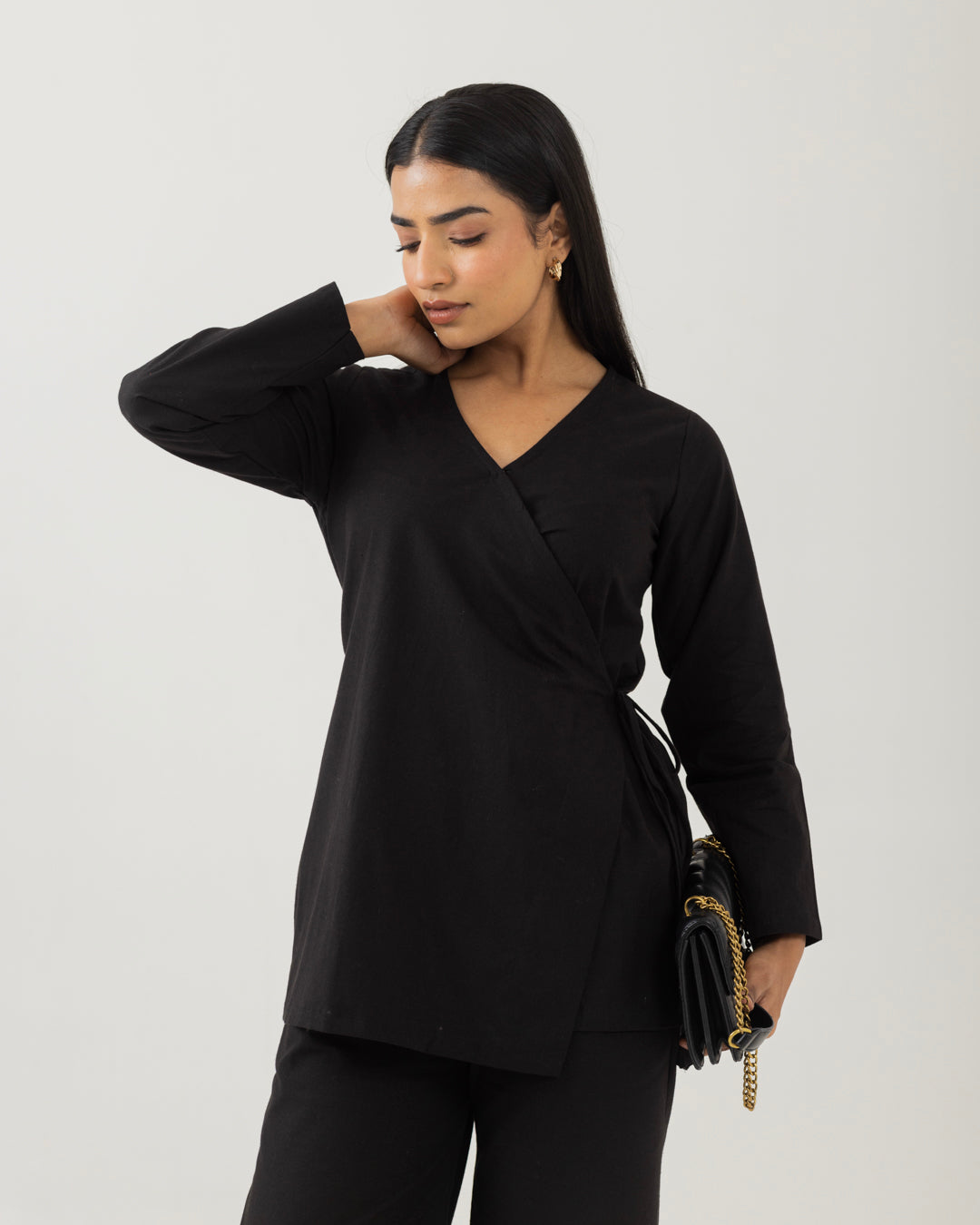 Solace Black Tunic