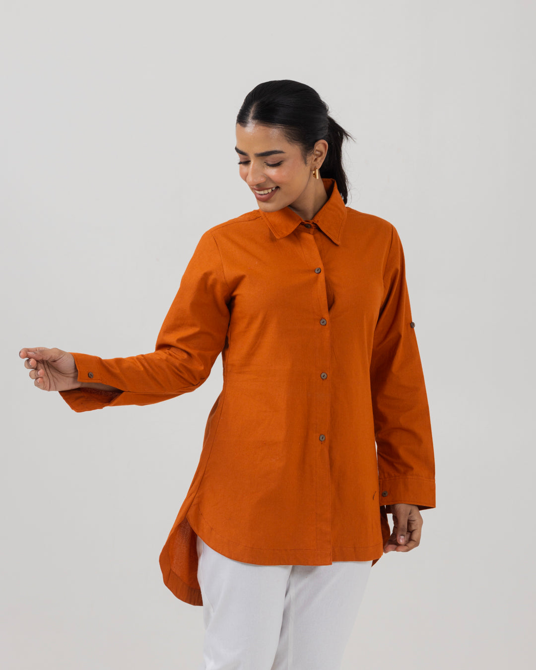 Harmony Rust Long Shirt