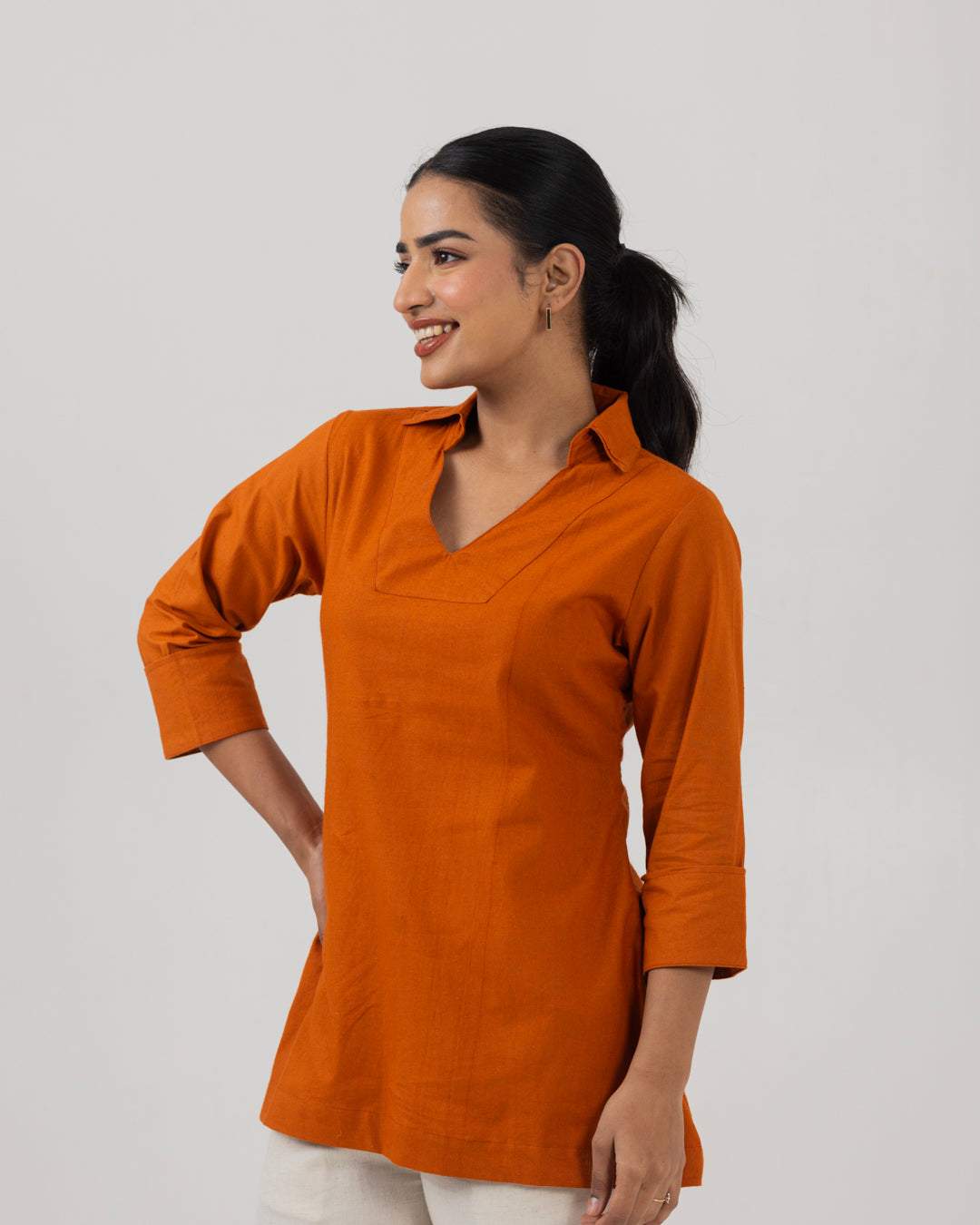 Solace Rust Tunic