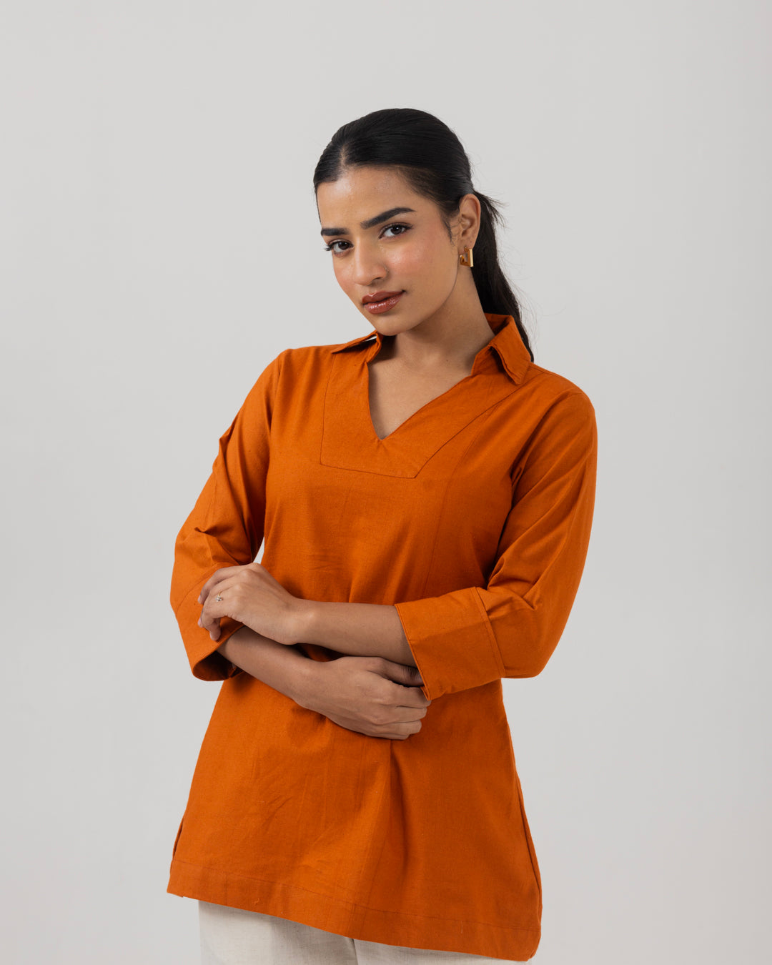 Solace Rust Tunic