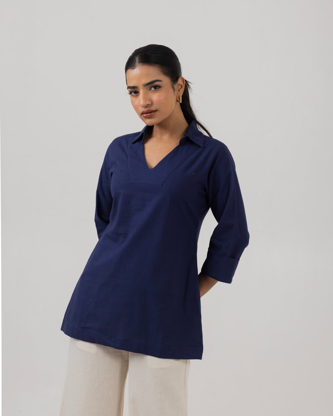 Solace Mid Night Blue Tunic