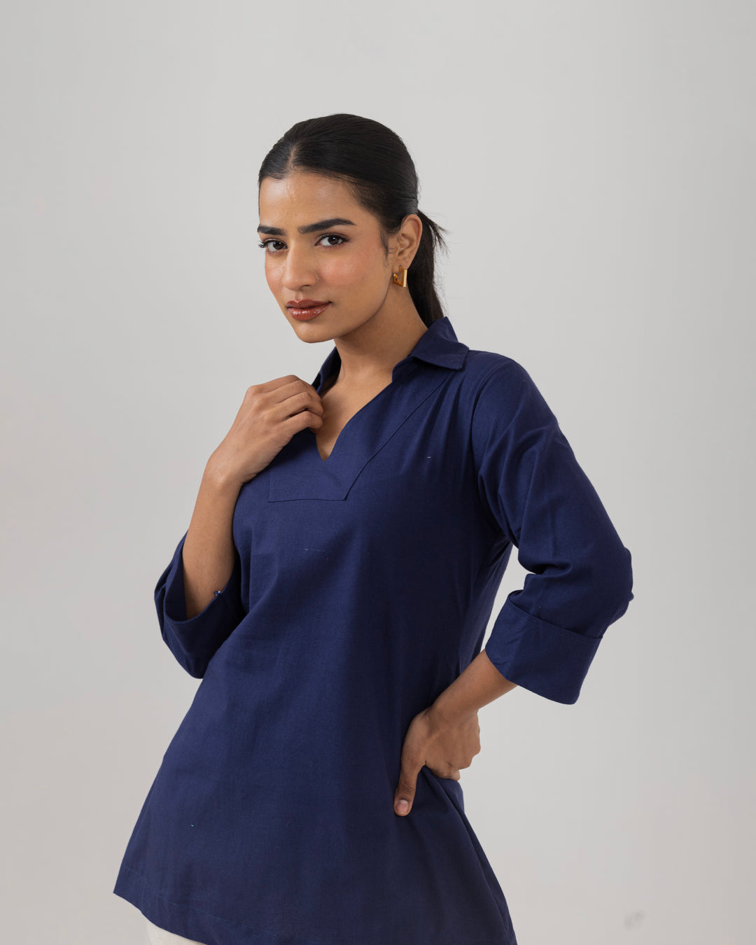 Solace Mid Night Blue Tunic