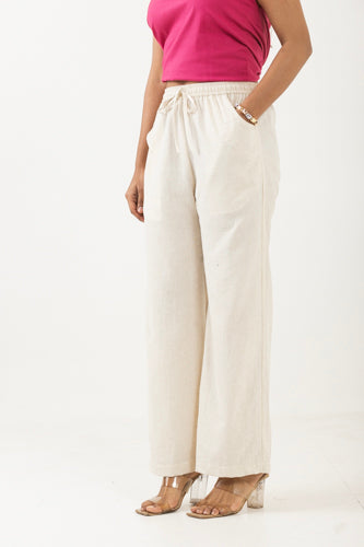 Solid Beige Palazzo