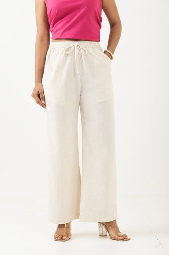 Solid Beige Palazzo