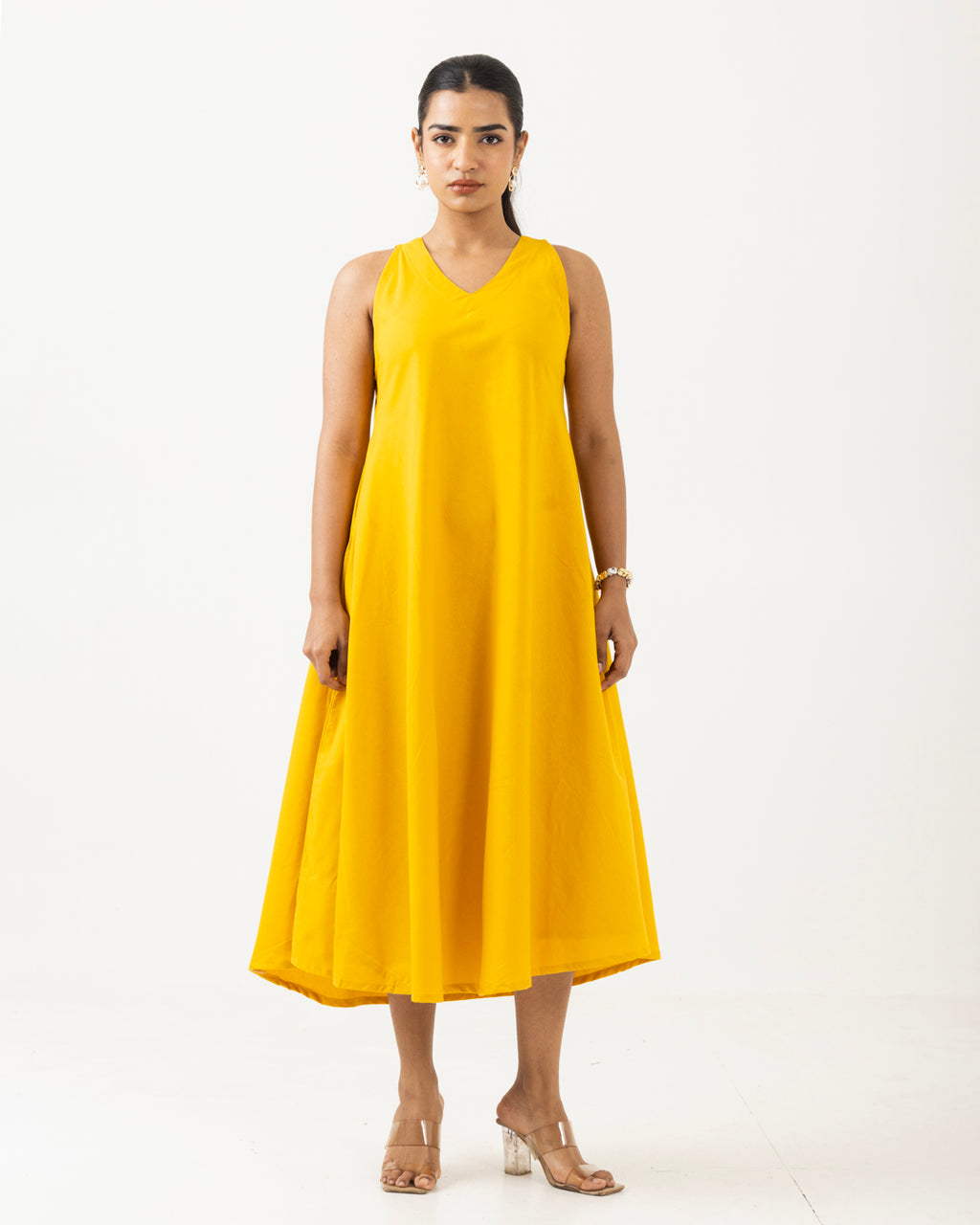 Easy Flow Yellow Dress