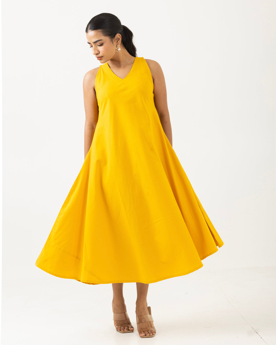 Easy Flow Yellow Dress