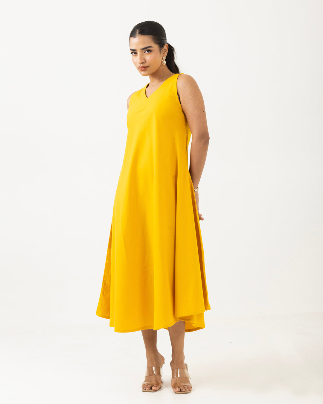 Easy Flow Yellow Dress