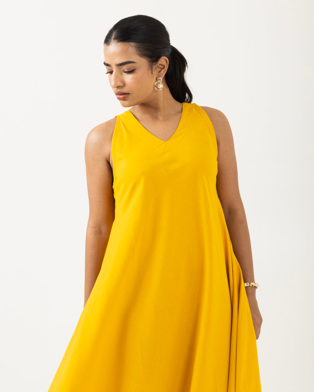 Easy Flow Yellow Dress