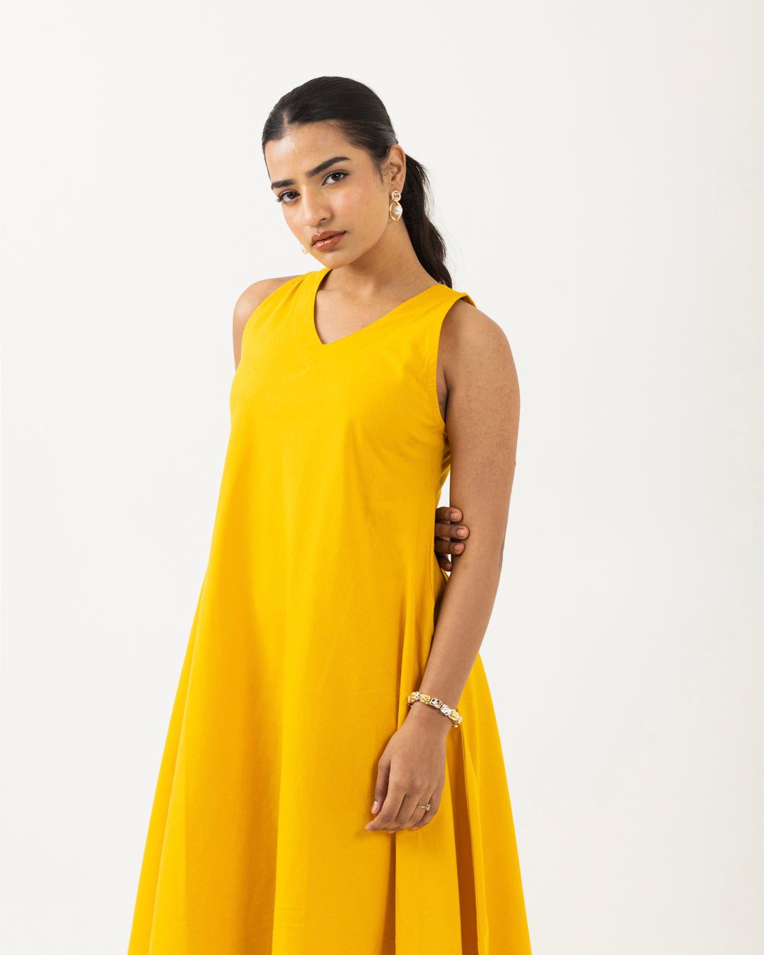 Easy Flow Yellow Dress