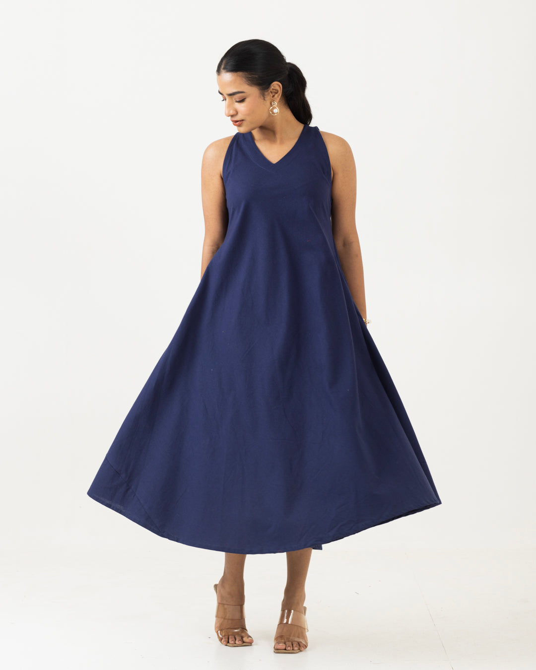 Easy Flow Mid Night Blue Dress