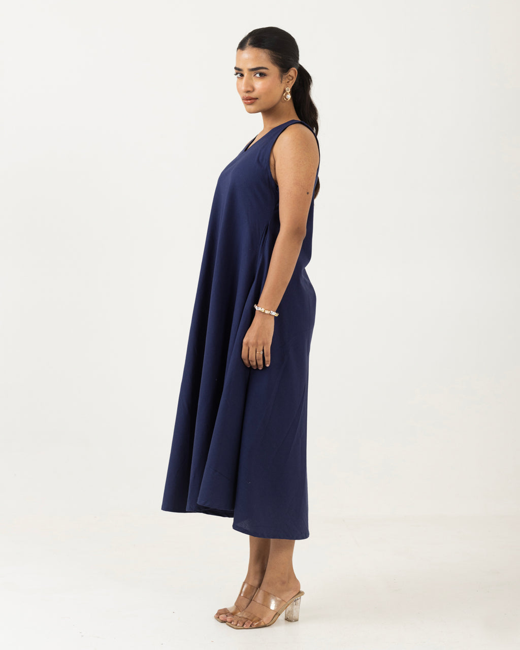Easy Flow Mid Night Blue Dress