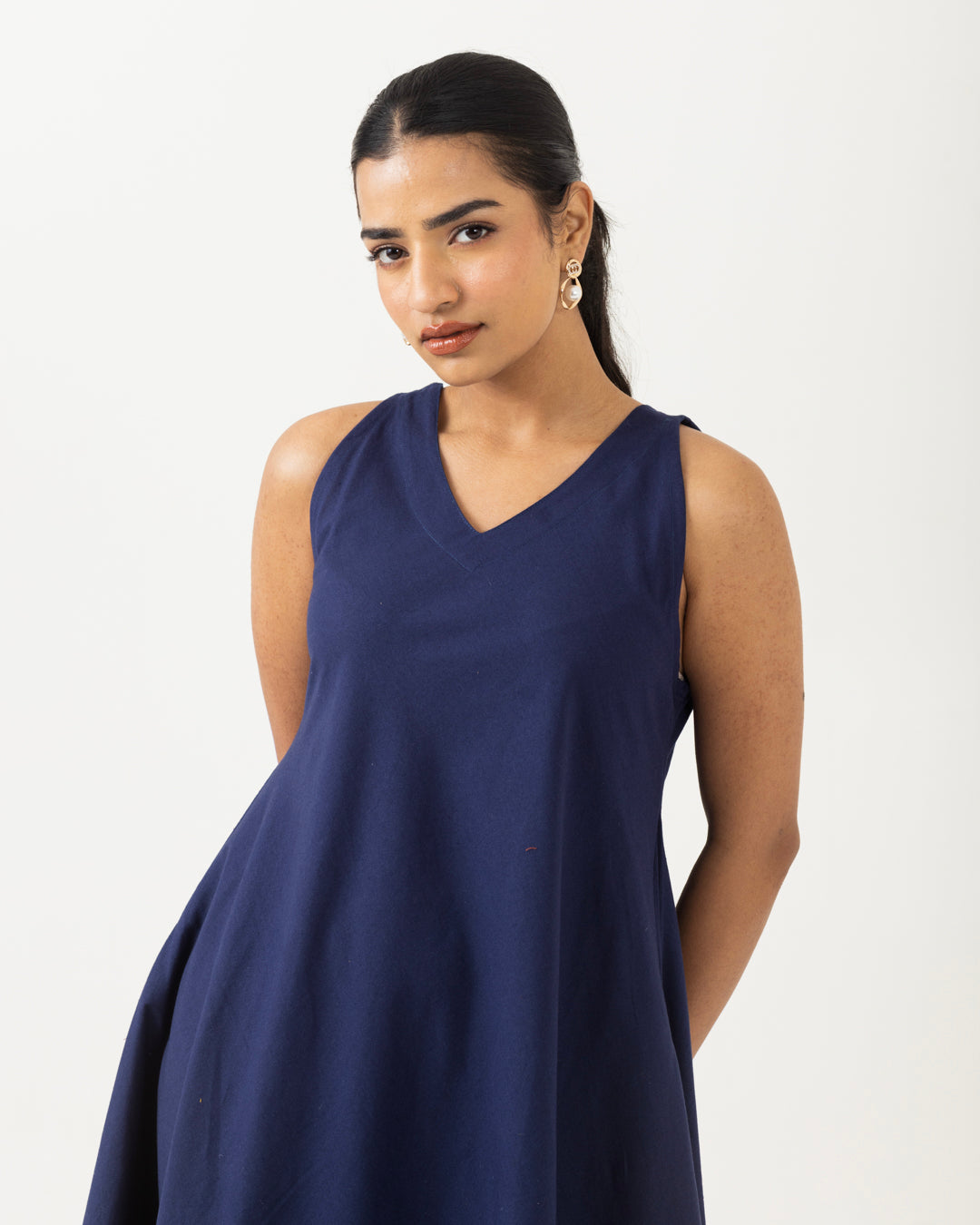 Easy Flow Mid Night Blue Dress